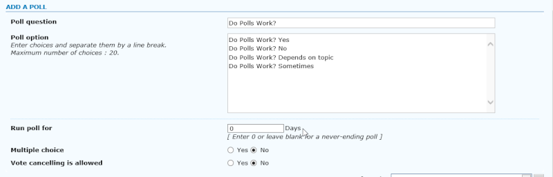 Poll creation problem 2014-016