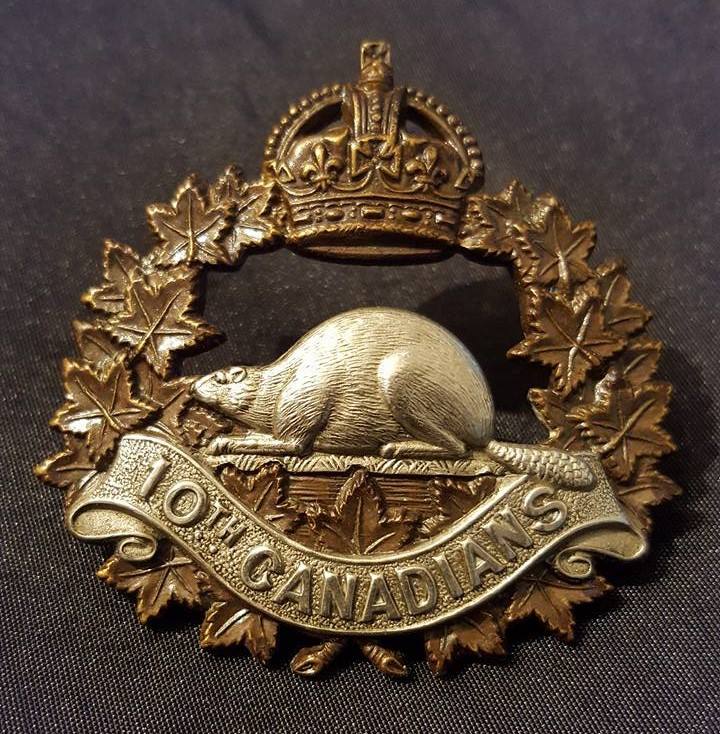10th Canadians Officers Cap Badge 19366011