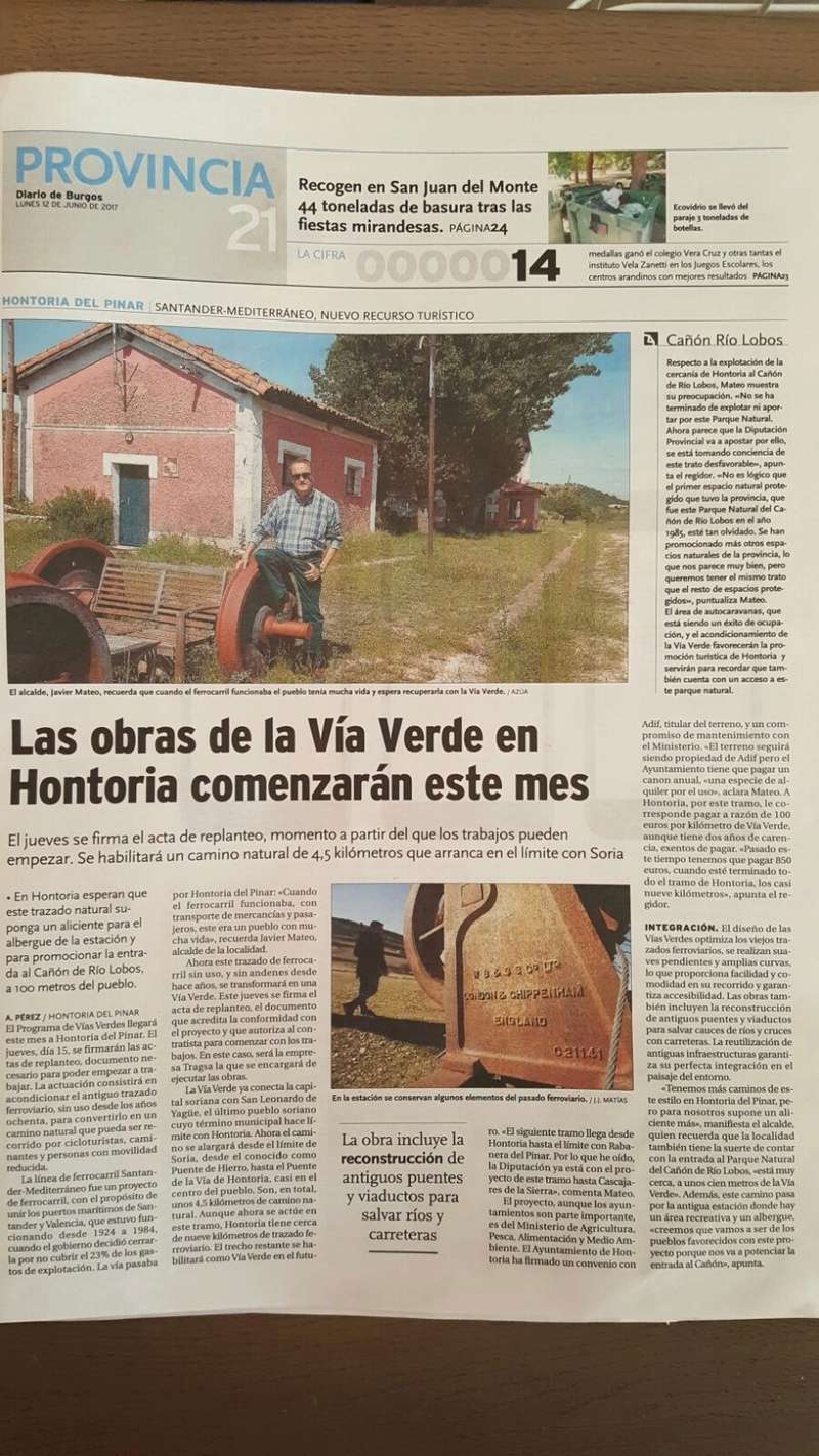 Hontoria del Pinar se actualiza Whatsa13