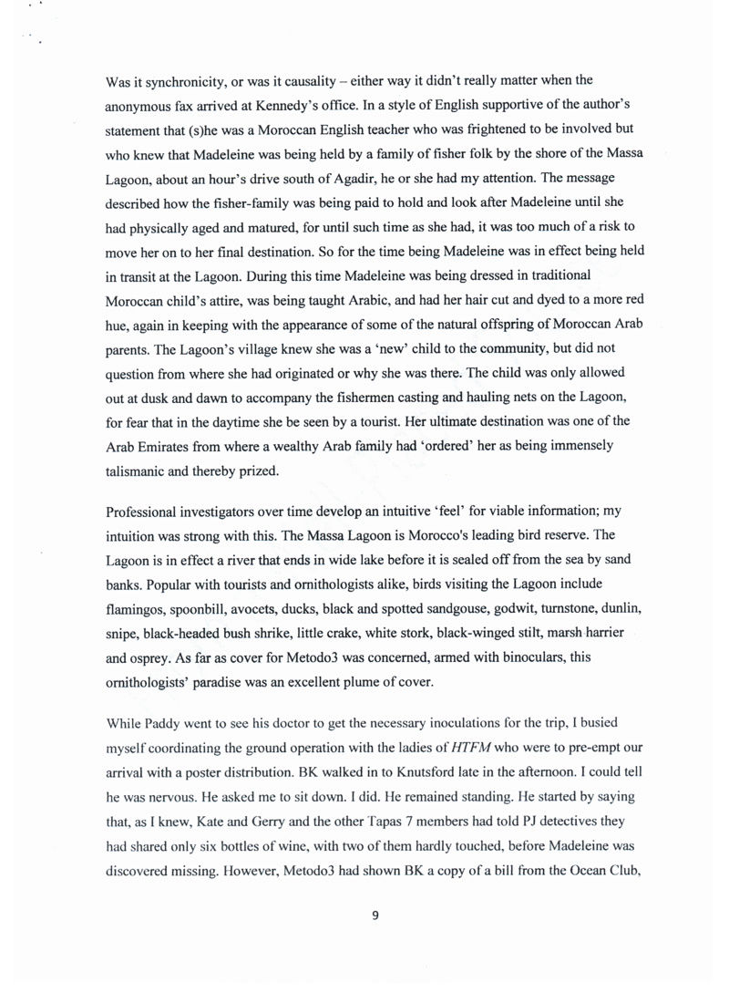 Exclusive to CMOMM >> INSIDE THE MCCANNS’ PRIVATE INVESTIGATION – Disclosures by Gary Hagland, a money laundering expert hired by Brian Kennedy Haglan23