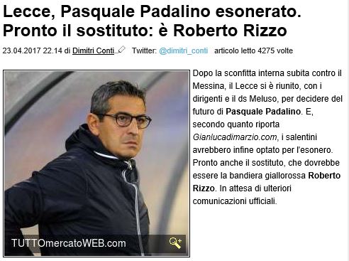 PASQUALE PADALINO E' IL NUOVO ALLENATORE DEL LECCE! - Pagina 2 Cattur21