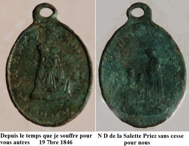 Médaille ND-de-la-Salette - XIXème N_d_de11