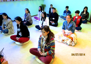 2014-4-27-曹博士亲授《中国国际IMHTC催眠师证书培训课程（第56届）》五一灵修班胜利举办 2014-417