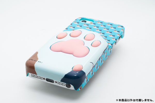 [Goodies] Paw iPhone5 Case - Paw A (Blue Face) Cgd2-510