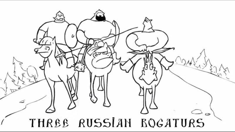 Three Russian Bogaturs / Three Russian Bogatyrs [Humour, animation] Three-10