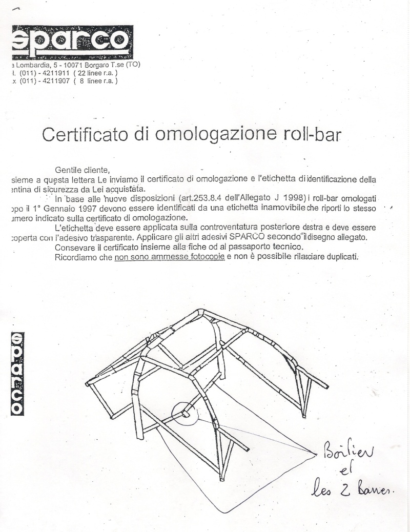 arceau 106 n1 sparco Numari10