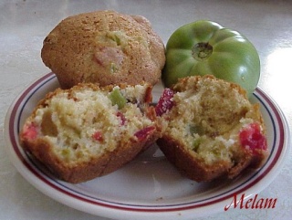 Gateau Ou Muffins 24 Aux Tomates Vertes Gateau Ou Muffins 24 Aux Tomates Vertes
