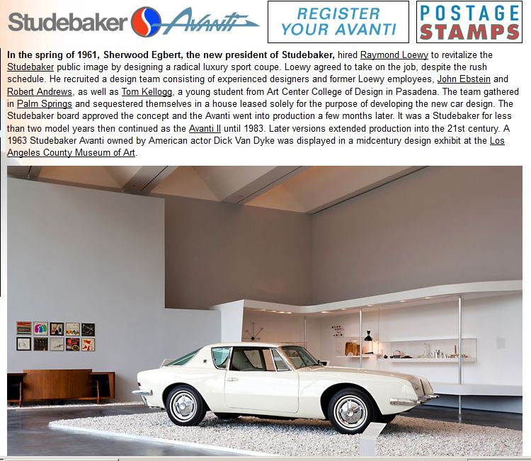 Studebaker Avanti Av876510