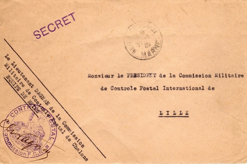 1940 commission de contrôle postale de Châlons - équipe de Reims 1940_c11