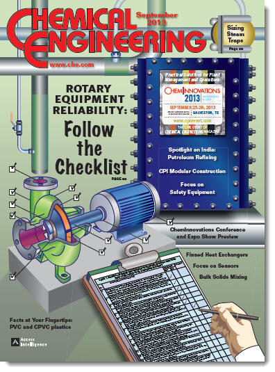 Magazine ♦ Chemical Engineering ♦ September 2013 Septem10