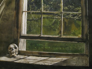 M Andrew Wyeth : Fenêtres, regards, intérieur, extérieur ... Wyeth_67
