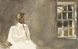 M Andrew Wyeth : Fenêtres, regards, intérieur, extérieur ... Wyeth_68