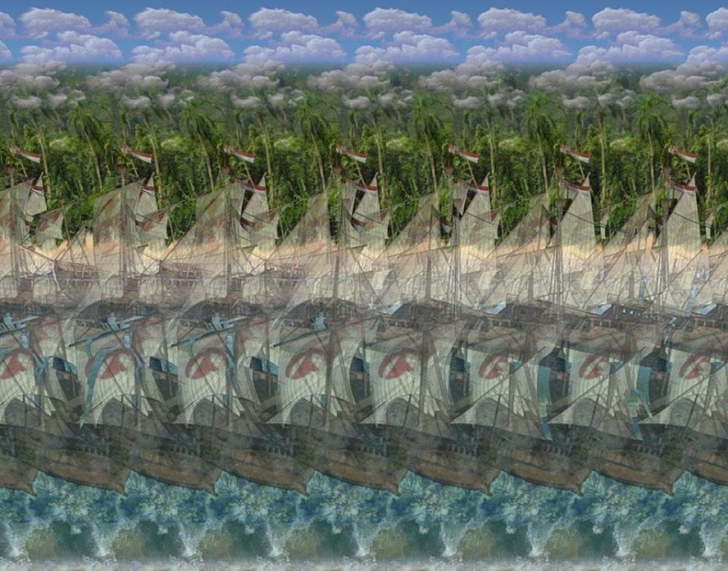 For Fun : Stereograms: Trick Your Eyes! Can You see them ?  10440910
