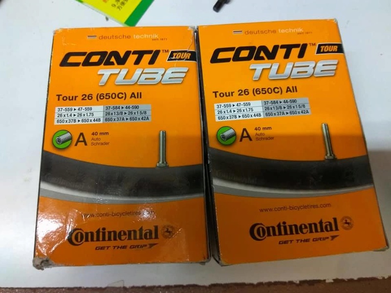 100%新，德國馬牌650c Continental Tour 26*1.375-1.75山地車內胎 美嘴 40MM 253