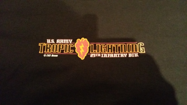 T-shirt de la 25 DI US: Tropic Lightning 20140281