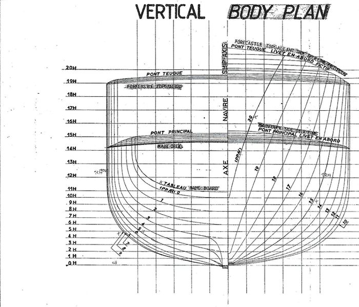 Lire et comprendre un plan de maquette de bateau Scan_116