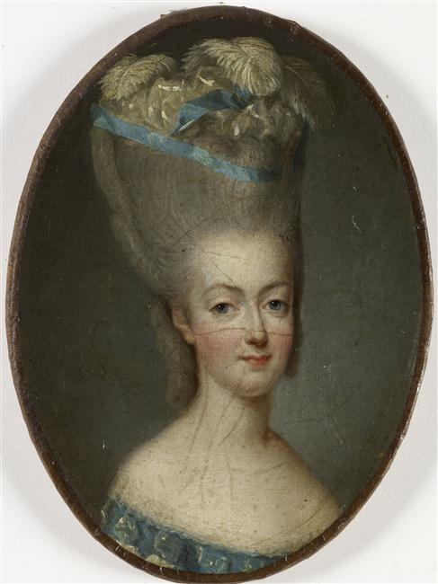 Portrait de Marie-Antoinette par Jean-Marie Ribou (1777) 11-50610