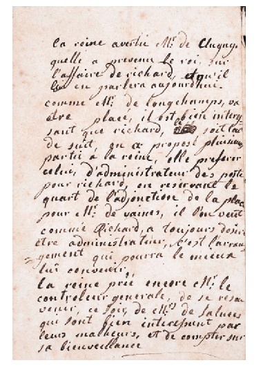 Ordonnances de paiement et autres commandements : la correspondance officielle de Marie-Antoinette Captu154