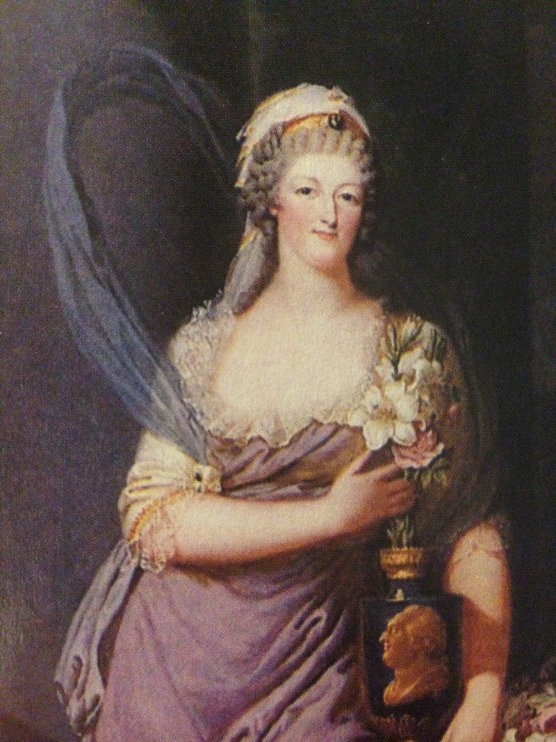 Portraits de Marie-Antoinette costumée à l'antique, ou en vestale, par et d'après F. Dumont Img_0314