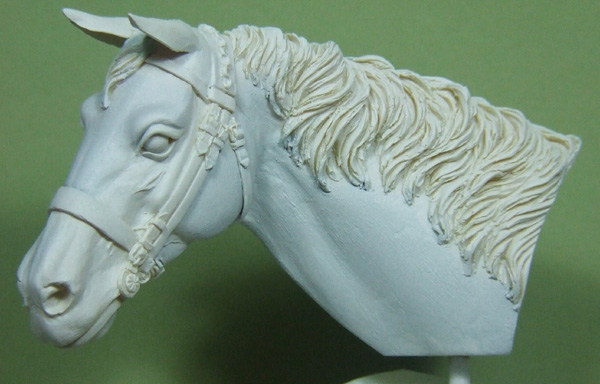 L'atelier de bruno : buste de cheval (200mm). Cheval10