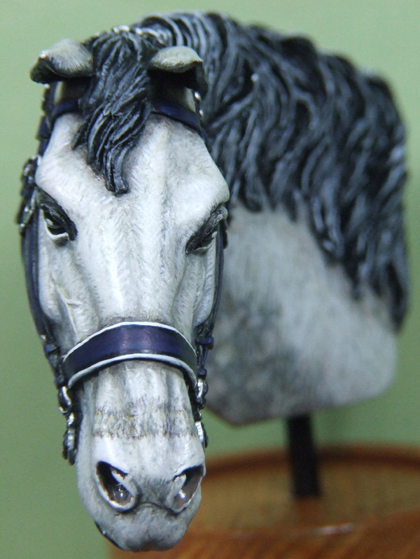 L'atelier de bruno : buste de cheval (200mm). Cheval11