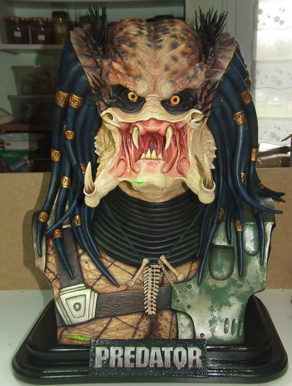 L'atelier de bruno : buste Predator (échelle 1). Predat15