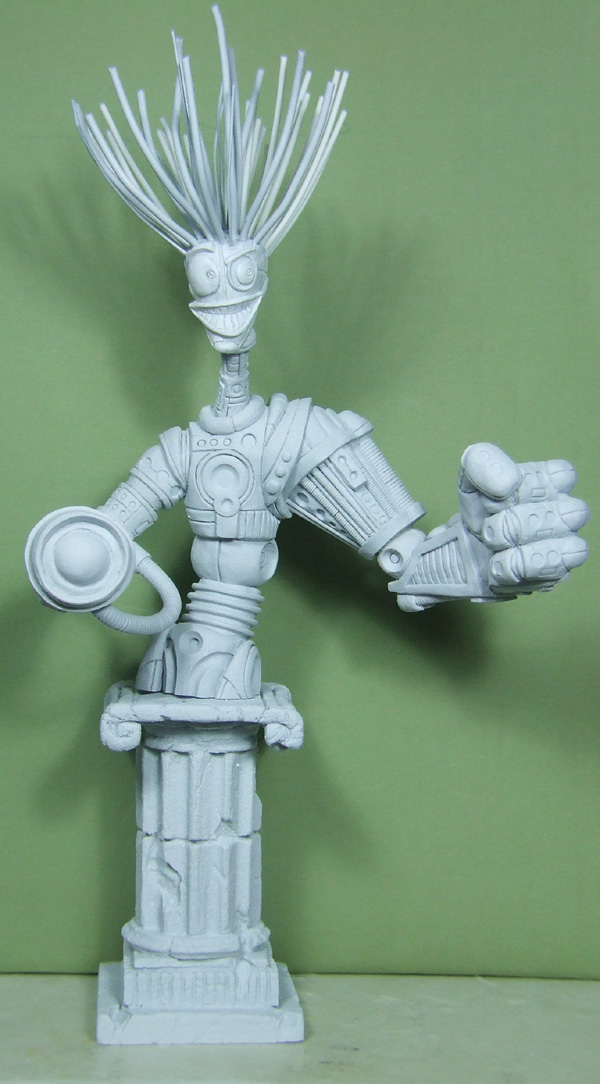 L'atelier de bruno : Warlock des News Mutants sculpté par Troy McDevitt. Warloc12