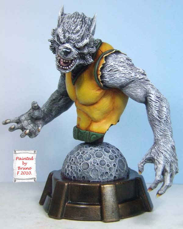 L'atelier de bruno : The Wolf Man sculpté par Jim Maddox. Wolf_610