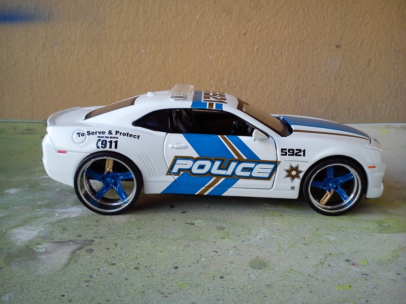 Maisto Chevy Camaro Super Sport Police 1:24 Dsc_0410