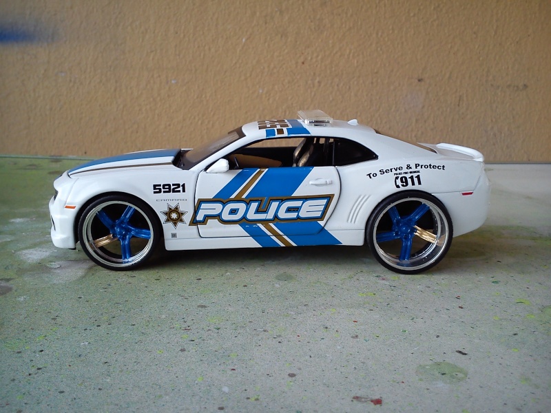 Maisto Chevy Camaro Super Sport Police 1:24 Dsc_0413