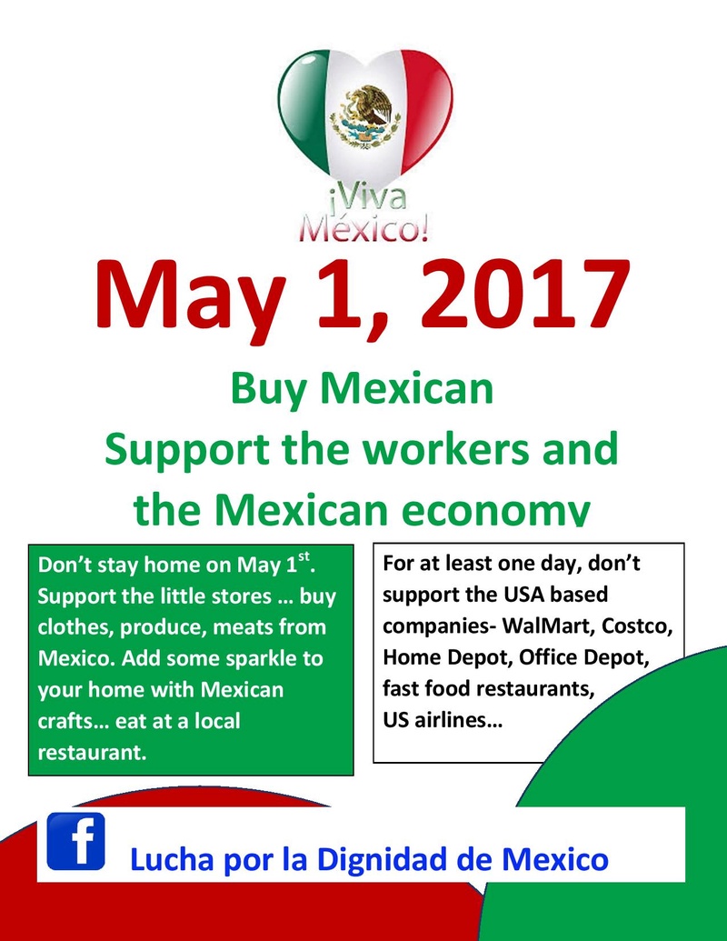 May 1 today! Buy Mexican - it's workers holiday in Mexico May_1_11