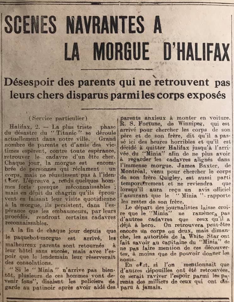 naufrage - Le naufrage du Titanic fait la une des journaux - Page 8 Devoi386