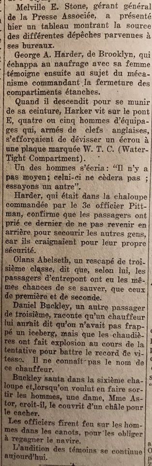 naufrage - Le naufrage du Titanic fait la une des journaux - Page 8 Devoi404