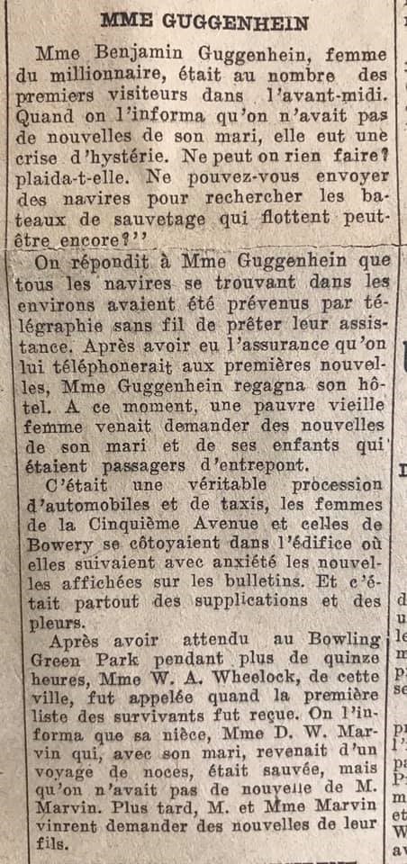 naufrage - Le naufrage du Titanic fait la une des journaux - Page 3 Devoir72