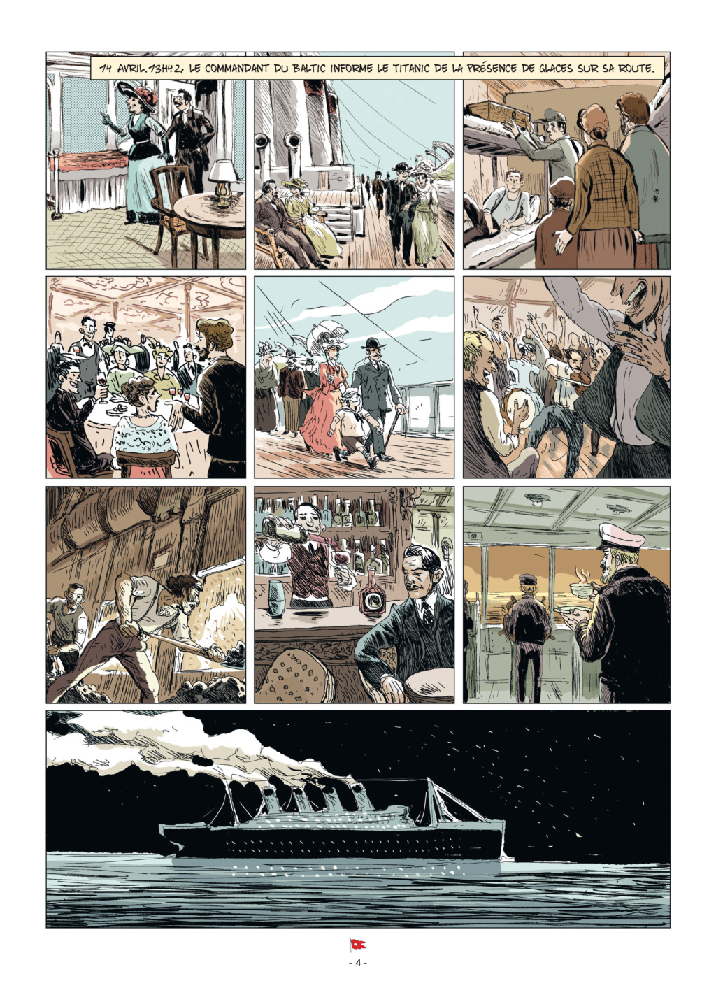 Docu-BD "Le Titanic en bandes dessinées" Titan372