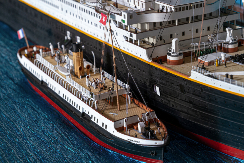 Une maquette représentant le Titanic à Cherbourg Titan397