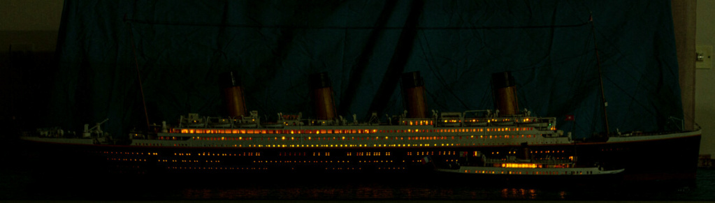 Une maquette représentant le Titanic à Cherbourg Titan411
