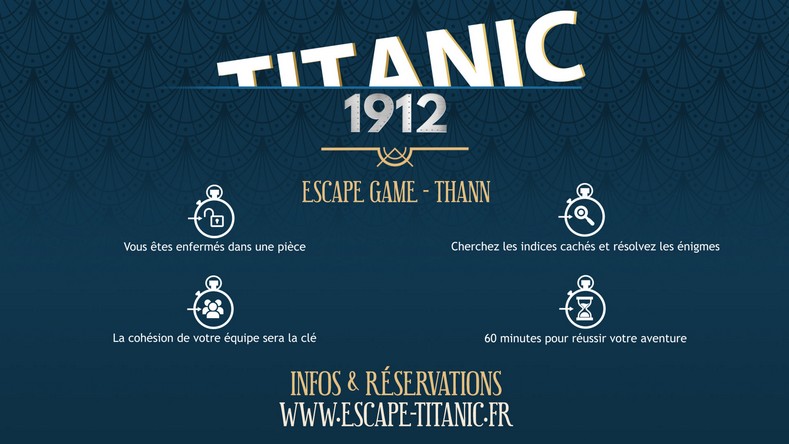 Escape Game sur le Titanic à Thann en Alsace Titani56