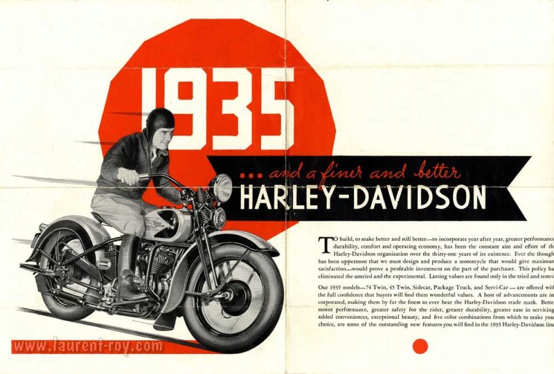 Belles affiches et publicités Harley12