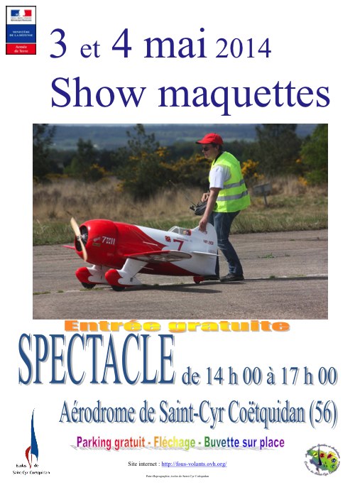 3 & 4 mai: meeting aéromodélisme à St-Cyr-Coetquidan (56) 14040810