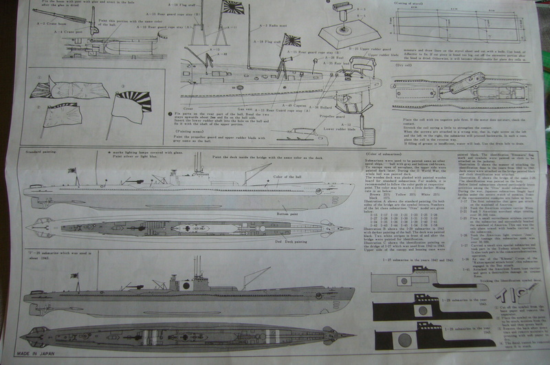 Sous-Marin Japonais I Class I 19 / I 29 : 1/200° Nichimo P1220231