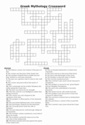 Greek Mythology Crossword Crossw10
