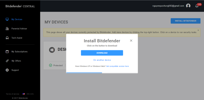 Miễn phí 3 tháng bản quyền Bitdefender Total Security 2018 Bitdef11