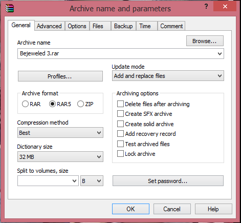 Phần mềm nén và giải nén WinRAR 5.01+key active  Captur14
