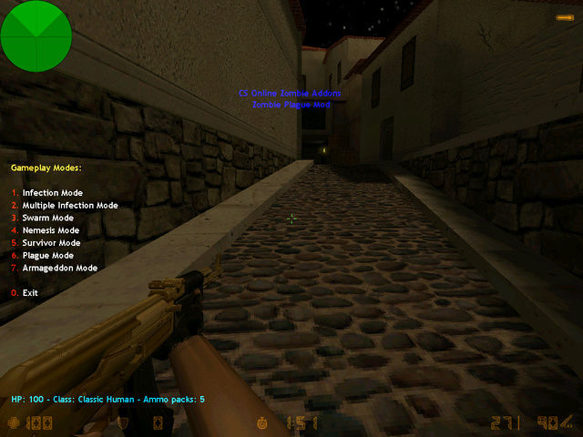 Cài Mod Zombie Plague 5.0 cho CS1.6 Cs_1_610
