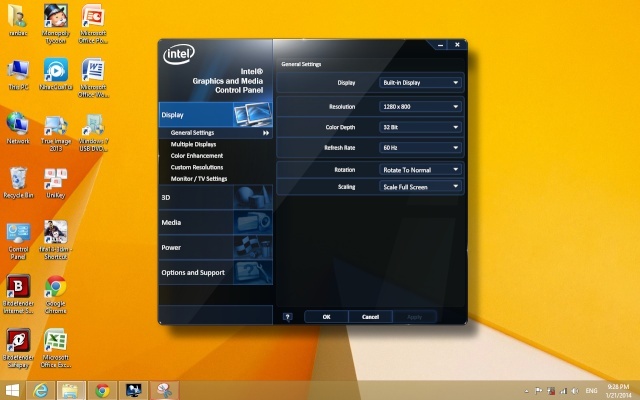 Mobile Intel Series 4 Driver Win8 / 8.1 Gui10