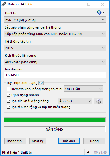 Hướng dẫn tạo USB Boot cài windows bằng Rufus Usb_bo14