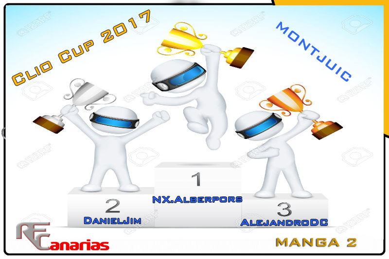 SEGUNDO GP CLIO CUP ( MONTJUIC ) Podium11