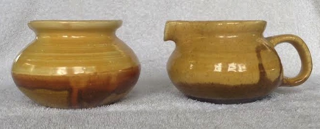 brown - Orzel Gravy Jug, Yellow and Orange; same in Brown 20rzel10