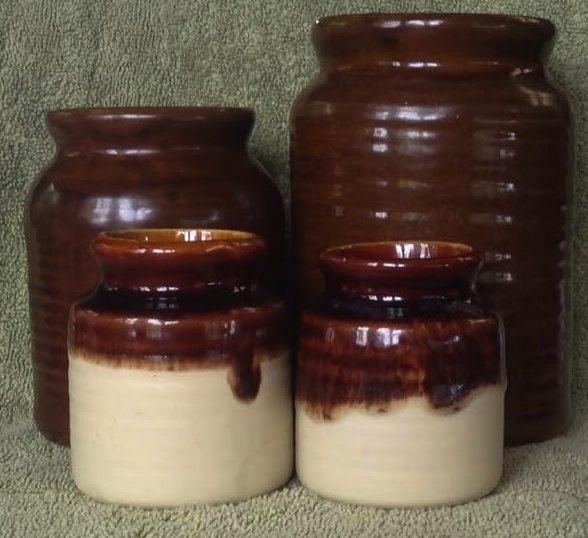 2 canisters, maker unknown: Orzel (or Royal Oak)? 4pots10